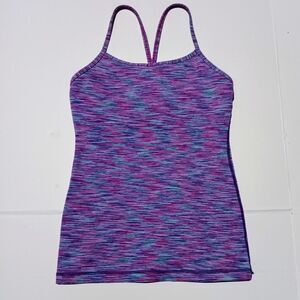 Lululemon Power Y Racerback Tank Top-Size 4-Yoga-Light Support-Wicking-Stretch